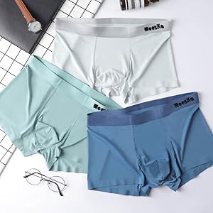 Men's Ice Silk Briefs Boxers  (Pack of 5)(random colour)